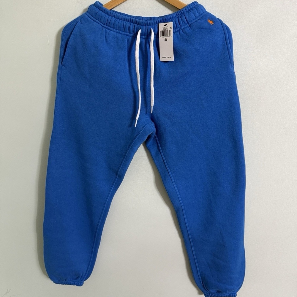 NWT Polo Ralph Lauren Pony Jogger Sweatpants Blue Size X-Small